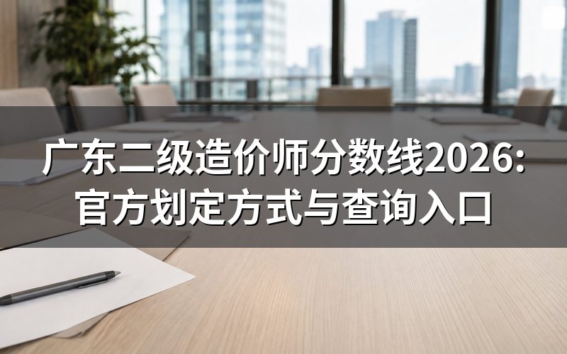 广东二级造价工程师有没有统一的合格分数线?