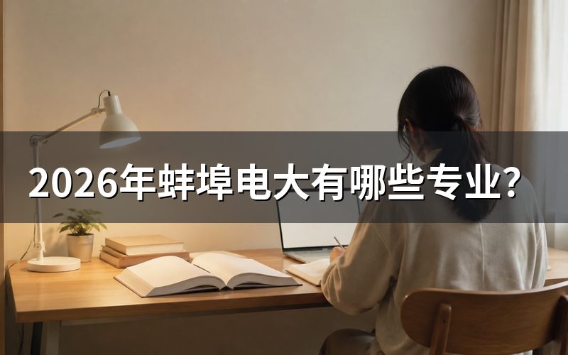 蚌埠电大的专业到底去哪查
