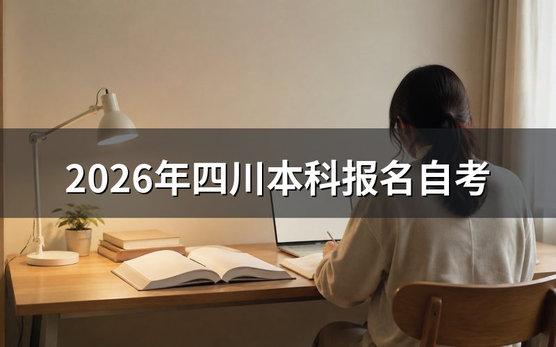 四川自考本科报名入口与系统登录