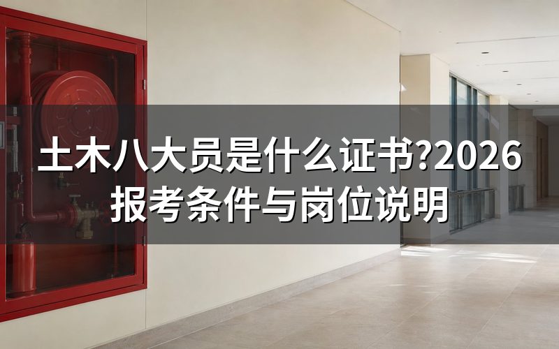 土木八大员到底包含哪几个岗位