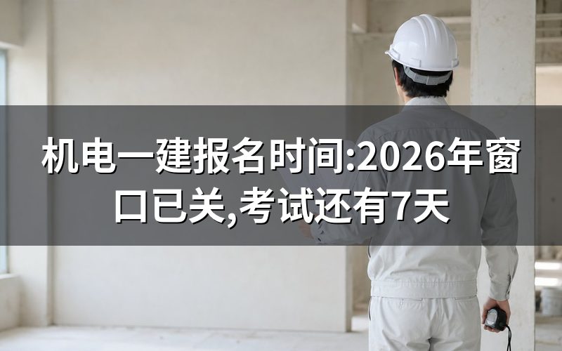 今天查中国人事考试网,机电一建报名时间显示什么