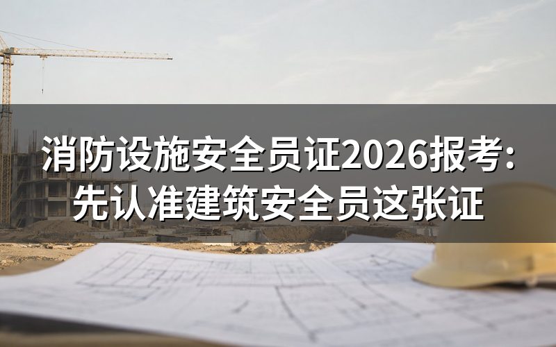 查“消防设施安全员证”,住建厅官网先跳出这个