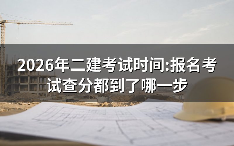 打开人事考试网,看这一轮二建报名到哪一步了
