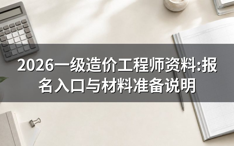 一级造价工程师资料先从这个网站查