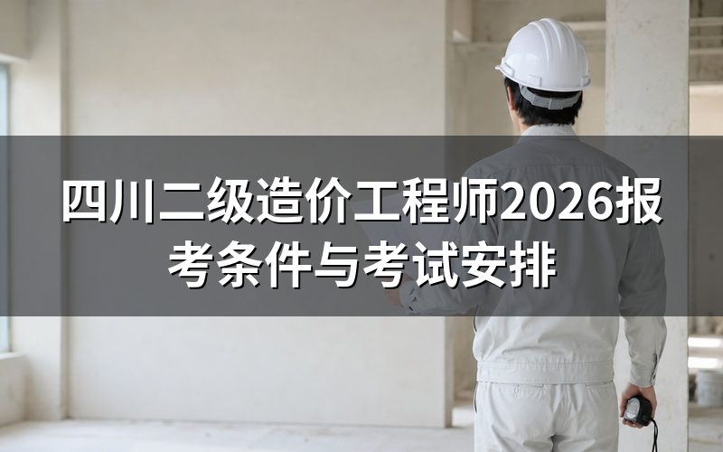 四川二级造价工程师报名入口在哪,现在能看到什么