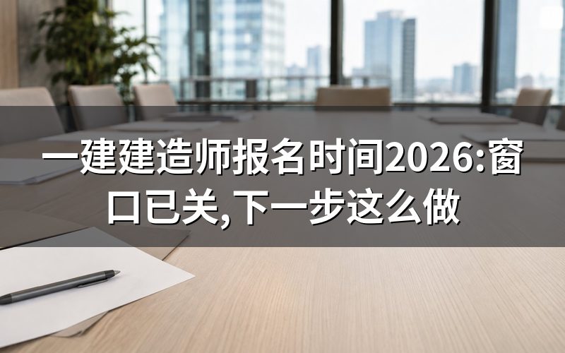 一建建造师报名时间已经过了吗?现在打开官网看到这些