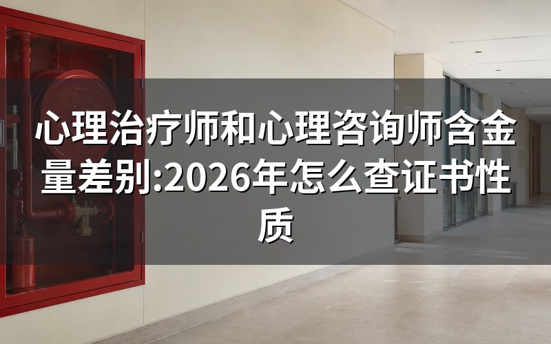 打开考务系统查到的首先要做的事:心理咨询师不是"国家职业资格证"