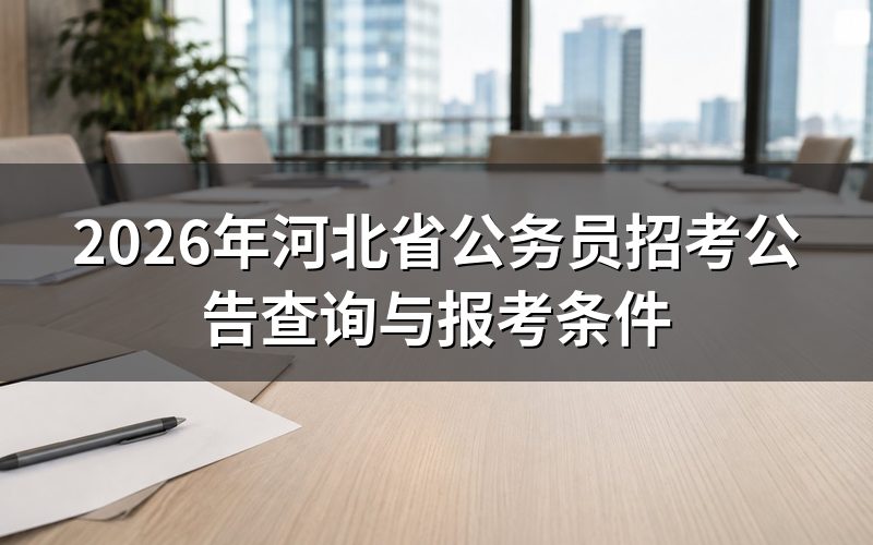 河北省考公告现在去哪查