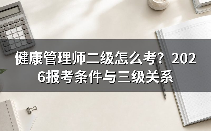 健康管理师二级现在算什么证