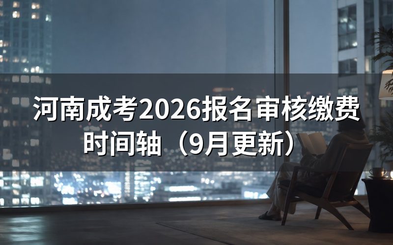 河南成考报名后审核多久出结果