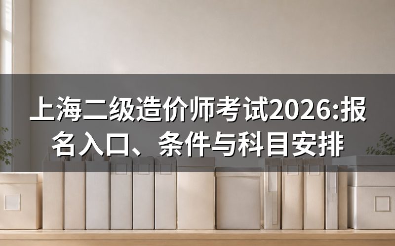 上海二级造价师报名,现在该查哪个网站