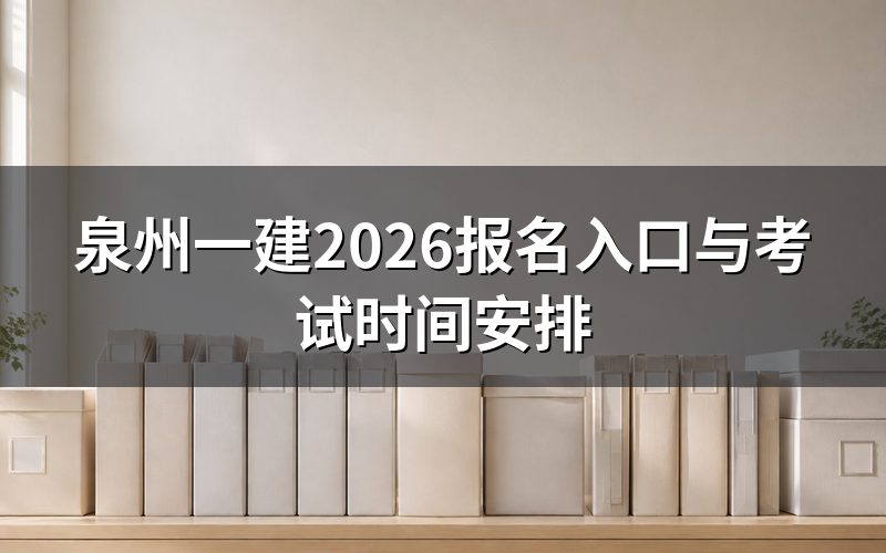 泉州一建打开中国人事考试网,先看这条报名窗口