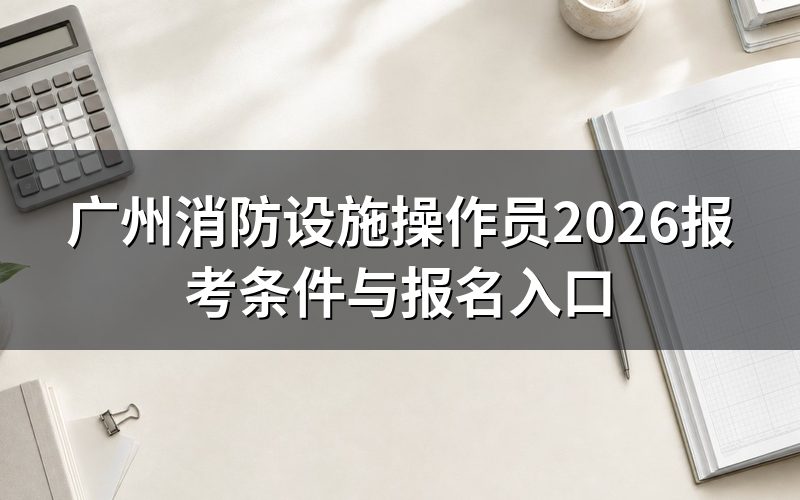 打开消防职业技能鉴定考试网,广州考生先看什么