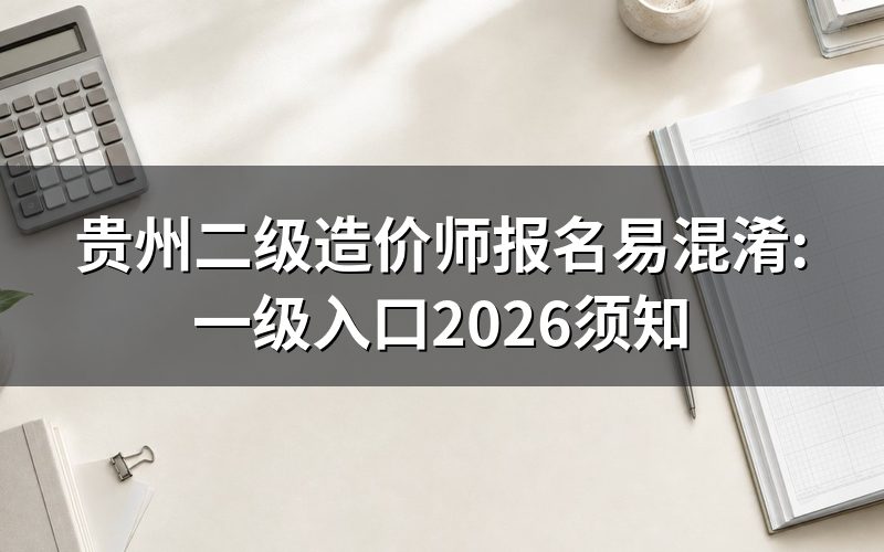 查'贵州二级造价师报名',先看清楚这一步
