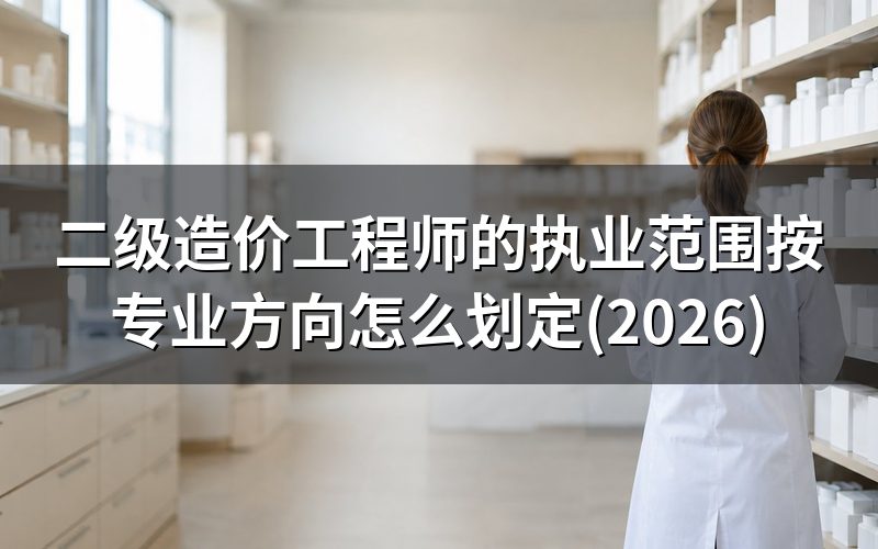 二级造价工程师的执业范围,先看报的是哪个专业方向