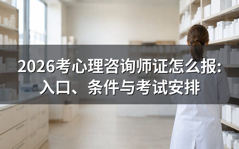 考心理咨询师证,现在该去哪查