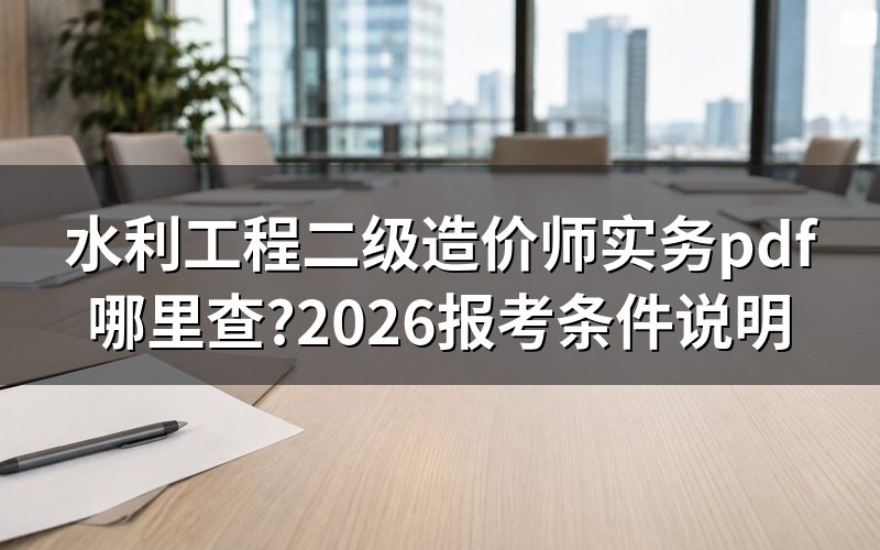 水利工程二级造价师实务pdf,今天搜能查到什么