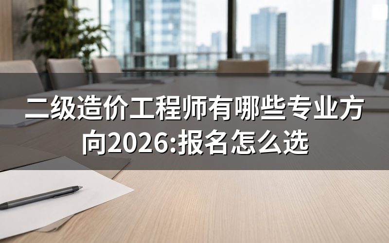 报名表里“专业方向”这栏,四选一怎么选