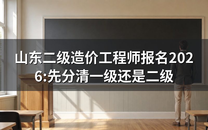 查山东二级造价工程师报名,先打开哪个网站