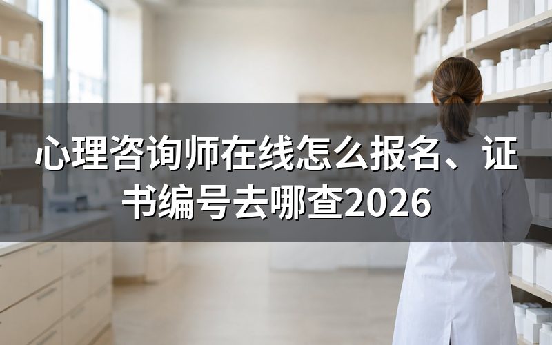 心理咨询师在线报名,查的是哪个系统