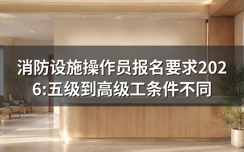 打开消防职业技能鉴定考试网,先看这条报名条件