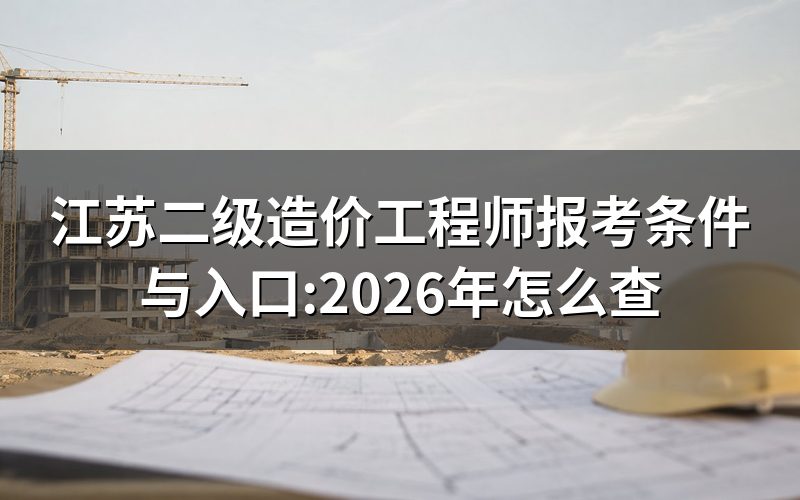 江苏二级造价工程师报考,今天查官网能看到什么