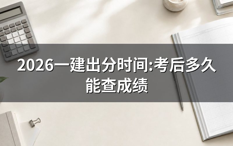今天查一建出分时间,官网还没挂结果