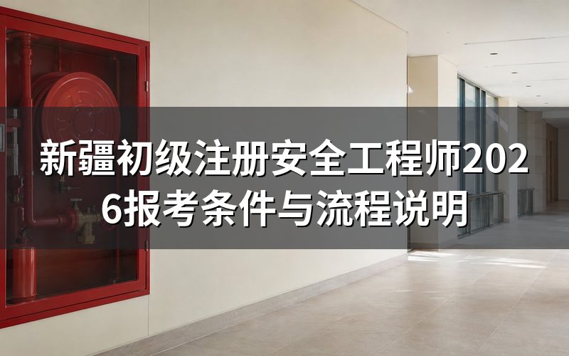 新疆初级注册安全工程师是什么证书?