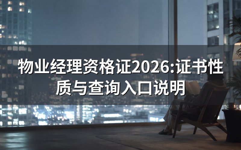 查证书性质:这份国务院文件先看清楚
