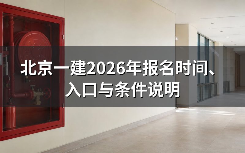 打开中国人事考试网查北京一建报名