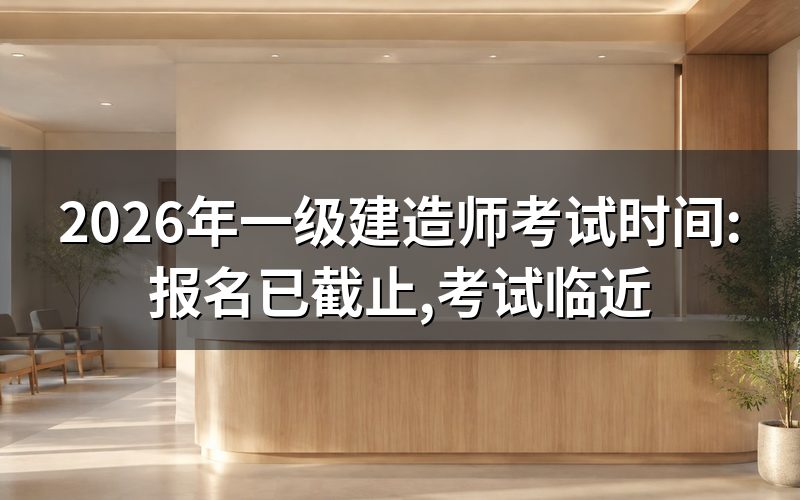 打开中国人事考试网,能查到2026年一建考试的日子