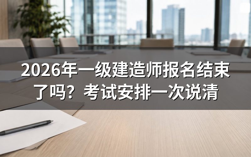 打开中国人事考试网,2026年一级建造师报名是什么情况