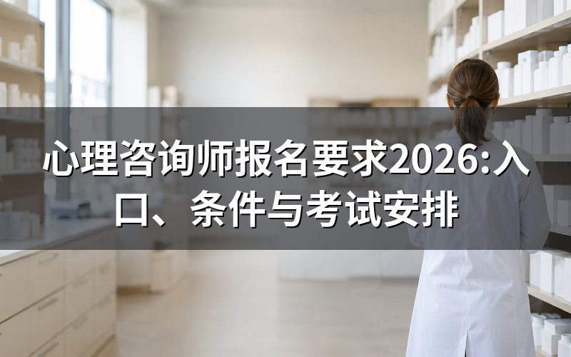 心理咨询师报名要求最重要的步:去哪查、能不能自己报