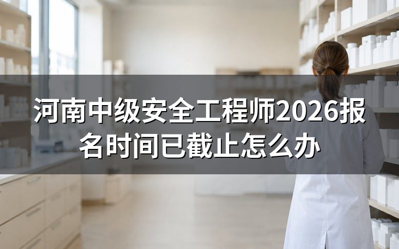 查河南中级安全工程师报名时间,现在能看到什么