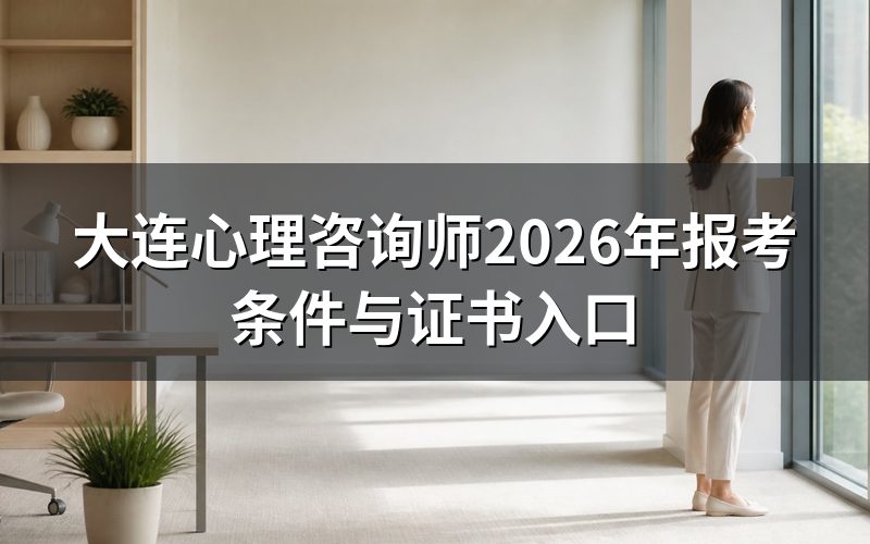 在大连查心理咨询师怎么考,先打开这个系统