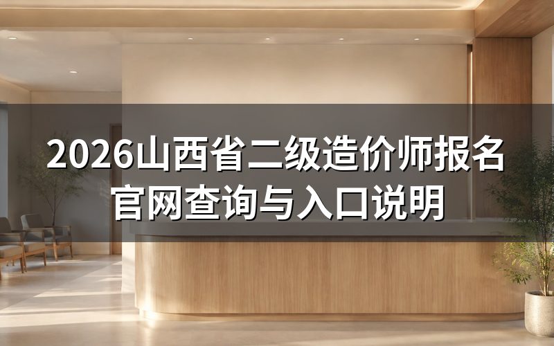 打开这步:山西省二级造价师报名官网到底指哪个网站
