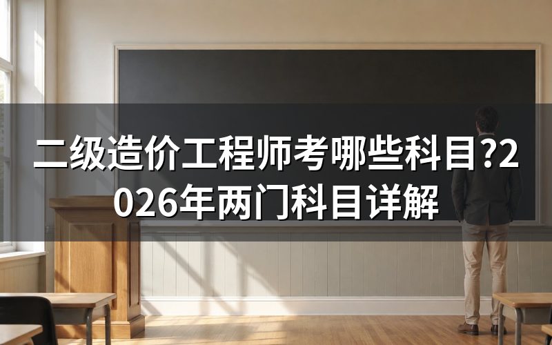 打开人事考试网查,考试科目就是这两门