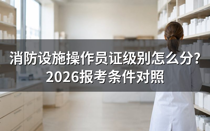 打开消防职业技能鉴定考试网,先看级别怎么排