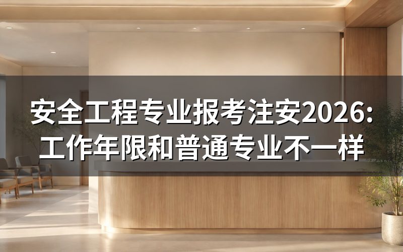 现在查安全工程专业报考注安,能查到什么状态