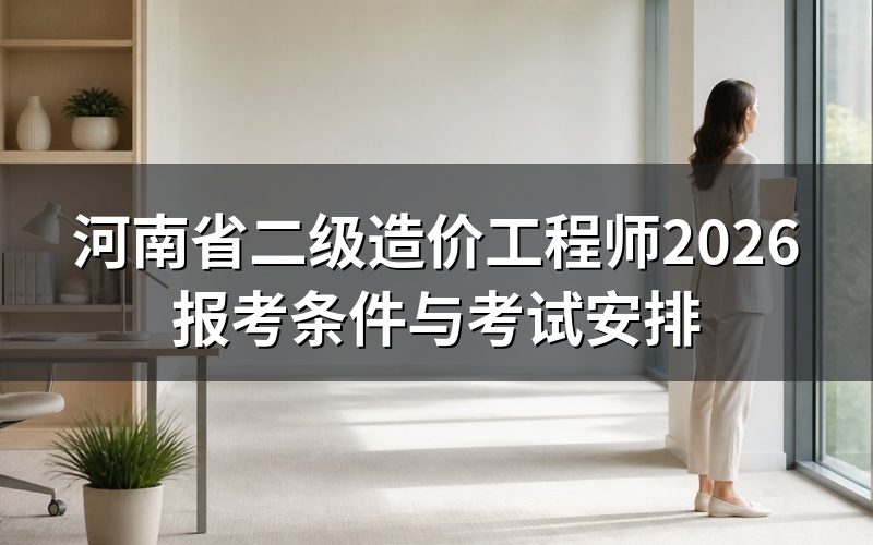 河南省二级造价工程师报名入口在哪查