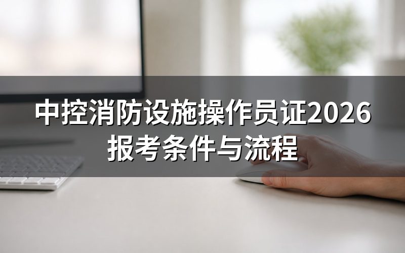 登录消防职业技能鉴定考试网查中控证进度
