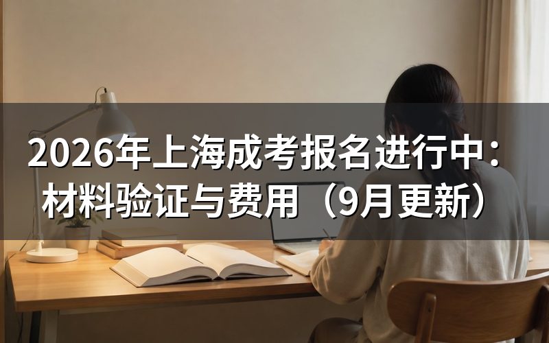 上海成考报名进行中要准备哪些材料