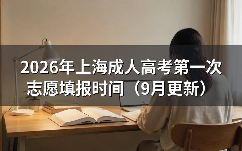 上海成人高考第一次志愿填报需要符合什么条件