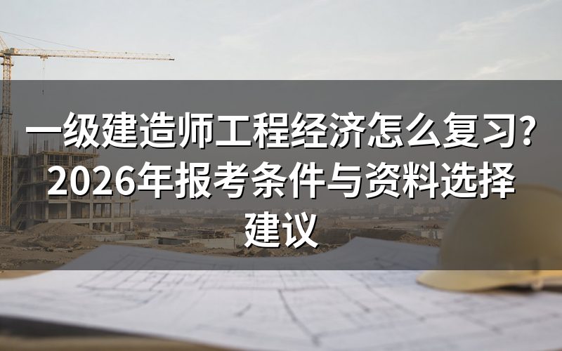 一级建造师报考条件有哪些?
