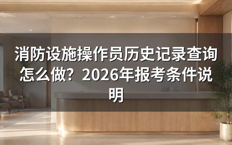历史记录查询是消防设施操作员技能操作考核中的一个常见实操环节