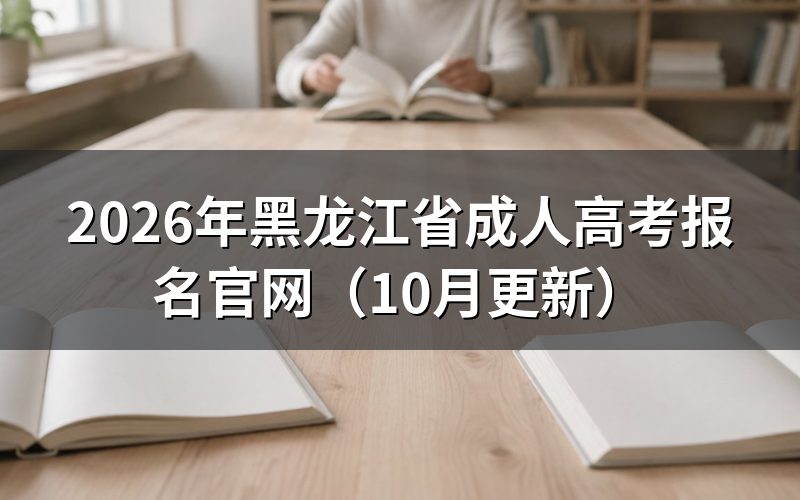 黑龙江省成人高考报名官网在哪里