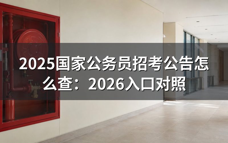 国家公务员招考,先从公告年度查起