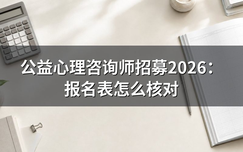 心理咨询师,招募报名表上的证书怎么填