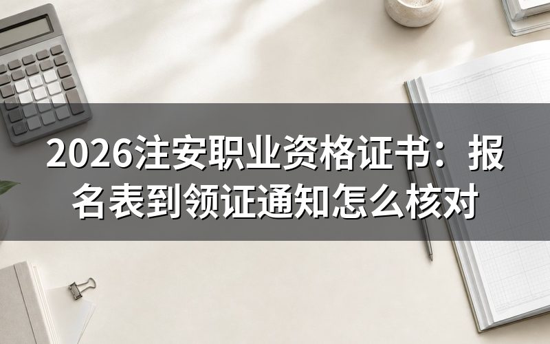 注册安全工程师证书,先核报名表