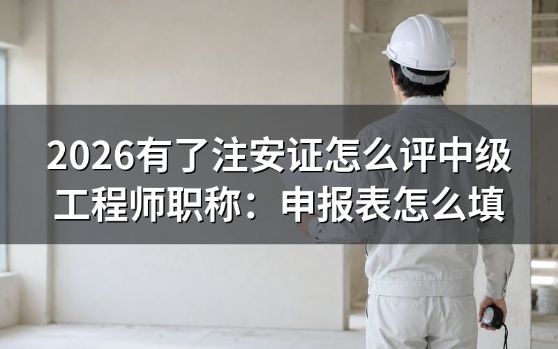 中级注册安全工程师职称,先核对申报表